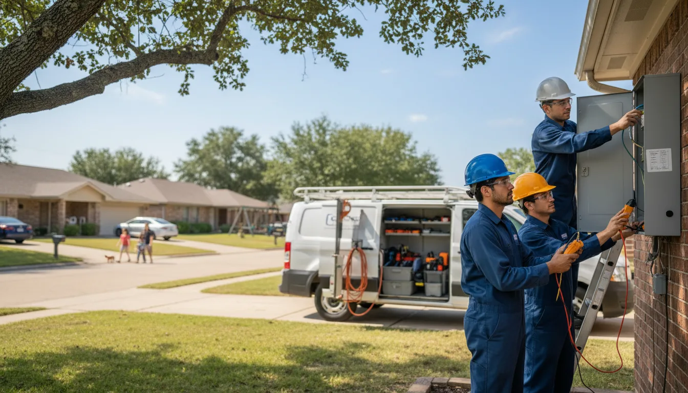 Certified electrician providing emergency electrical services in Fulton, MS